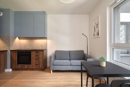 Nowoczesne, jasne mieszkanie 36 m2 z osobną sypialnią przy ul. Braniborskiej we Wrocławiu - Zdjęcie 3