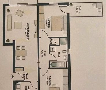 Wohnung mit 3 Zimmer in Bischberg 96120 - Foto 1