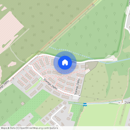 ul. Starego Dębu, Bronowice Wielkie, Prądnik Biały, Kraków, małopolskie