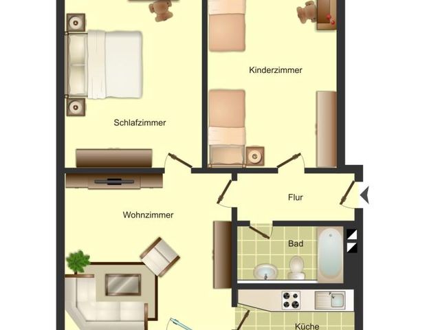 Demnächst frei! 3-Zimmer-Wohnung in Bergkamen Weddinghofen - Foto 1