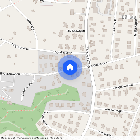 Skvadronvägen, Vallentuna