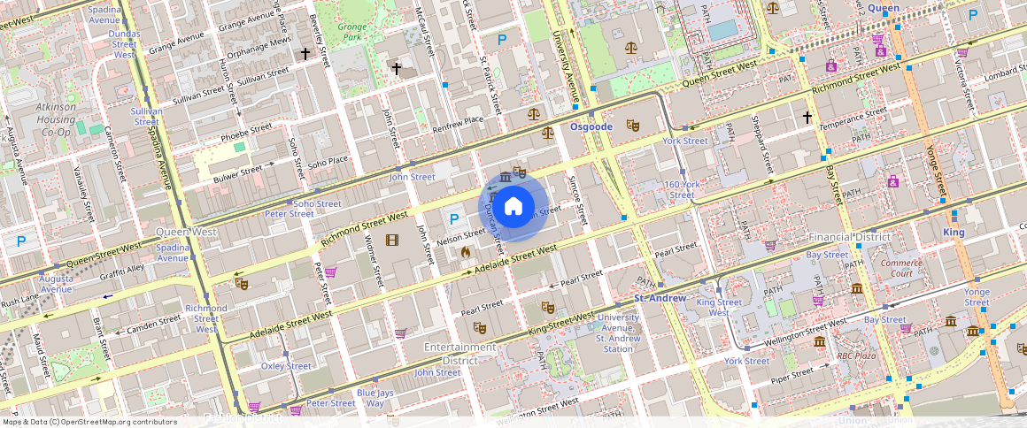 30 Nelson St, Studio 2, Entertainment District, Toronto