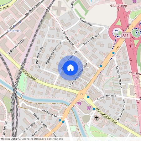 8152, Opfikon, Schüeppweg