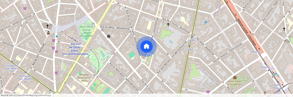 Rue de Lausanne, 43, 1060, Saint-Gilles