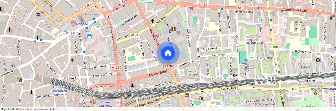 Leman Street, Aldgate, E1, London