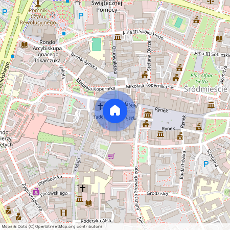 ul. Tadeusza Kościuszki, Śródmieście, Rzeszów, podkarpackie