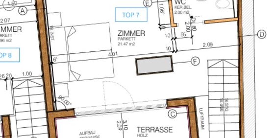 2-Zimmer-Dachgeschoßmaisonette in ruhiger Top Lage mit West-Balkon und Lift - zentrumsnah DG Top 7 - Photo 3