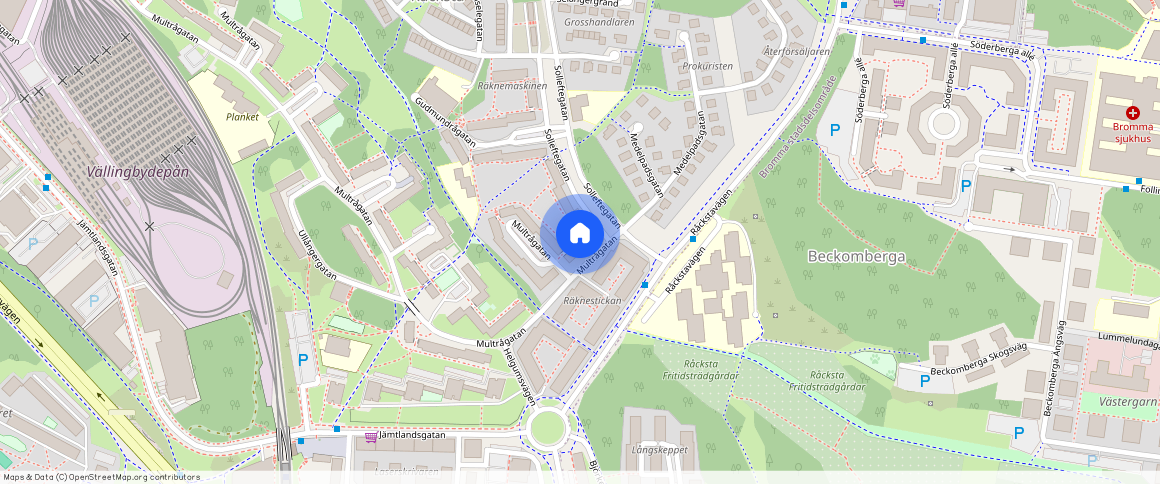 Multrågatan **, Råcksta