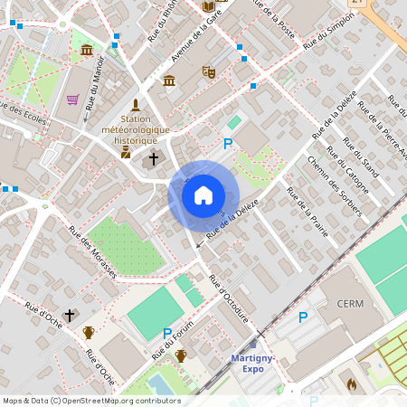 rue des alpes 14, Martigny