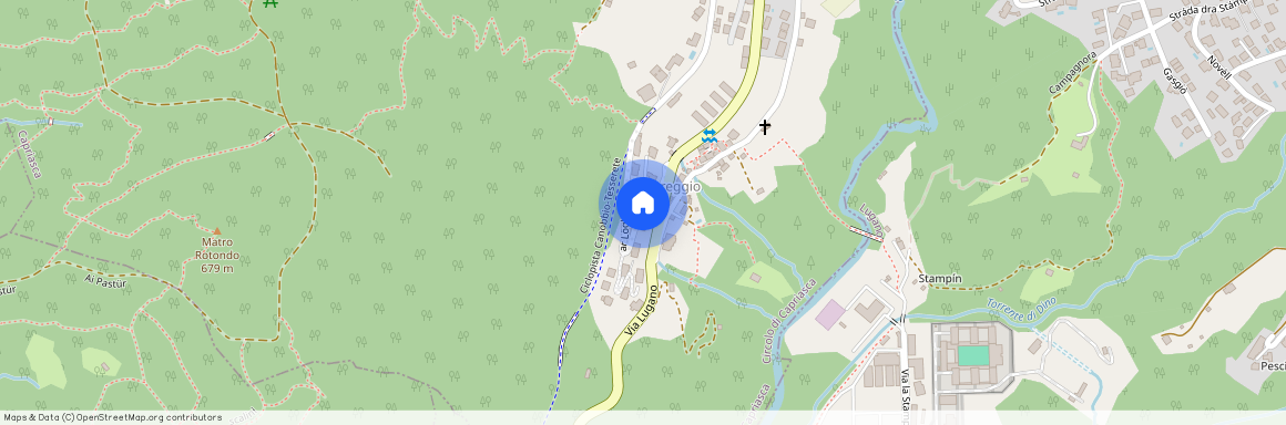 via ar Lögh, Lugaggia