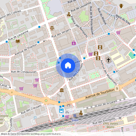 1950, Sitten, Rue Des Cèdres, 2