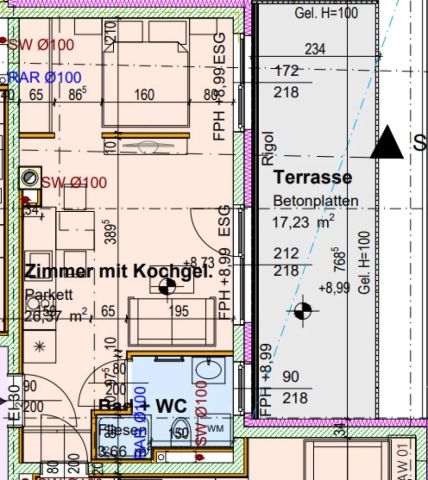 Sonnige Wohnung mit Sonnenbalkon, inkl. Küche- Nähe Badner Bahn und Bhf. Mödling - Foto 3