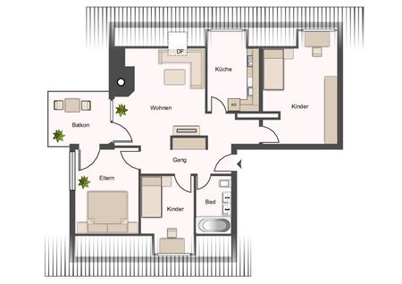 Appartement mansardé avec cheminée confortable à Sonnenfeld - Photo 5