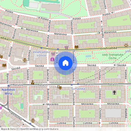 Slezská, Praha 3 - Vinohrady