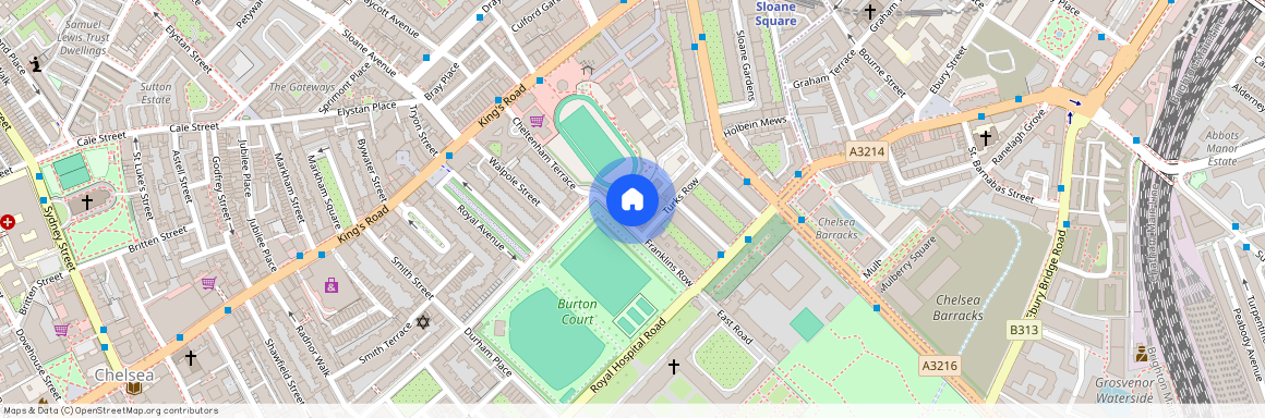 Burton Court, Franklins Row, Chelsea