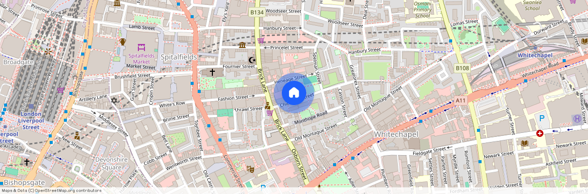 Chicksand Street, Aldgate East, London