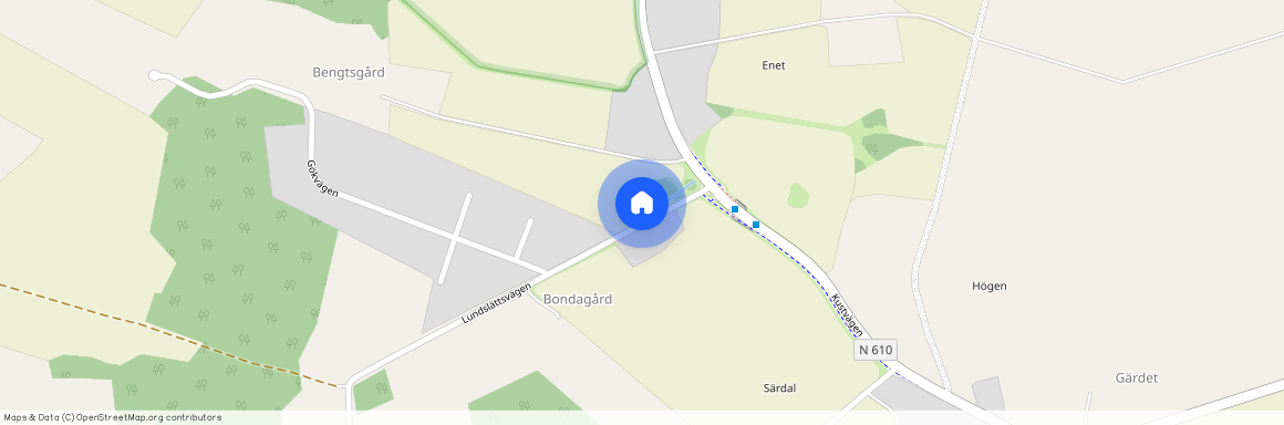 Lundslättsvägen, Steninge