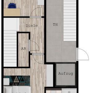 Neubau von 6 barrierearmen Komfort-Mietwohnungen in zentraler Lage von Oberhausen-Mitte - Photo 2