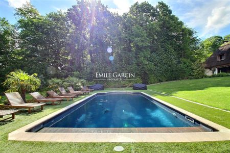 Très belle chaumière dans la campagne deauvillaise - Piscine - Tennis - Photo 4