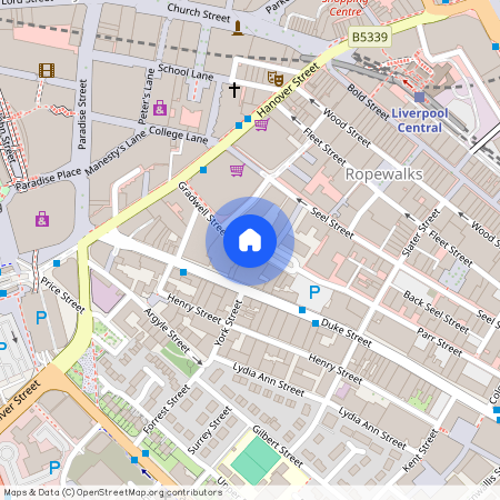 Open Plan Studio with Balcony, One Wolstenholme Square, L1