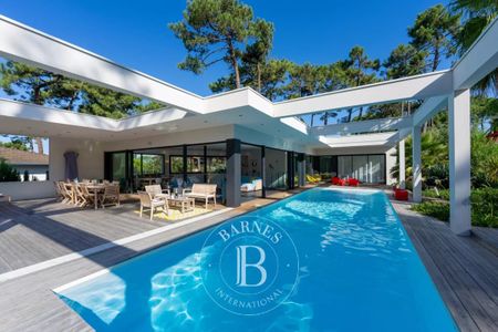 VILLA CALIFORNIA POUR 10 PERSONNES AVEC PISCINE, ARCACHON PROCHE MOULLEAU - Photo 4