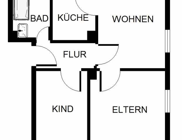 3-Zimmer-Wohnung in Gelsenkirchen Hassel - Foto 1