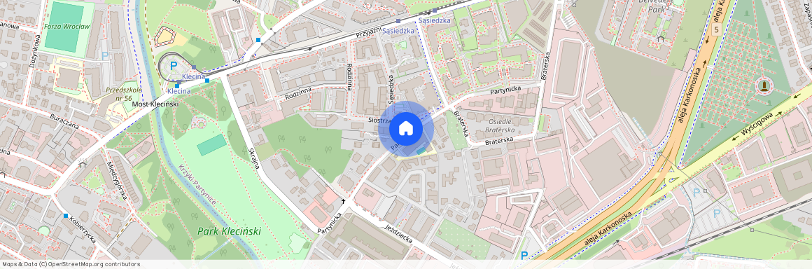 ul. Partynicka, Krzyki, Krzyki, Wrocław, dolnośląskie