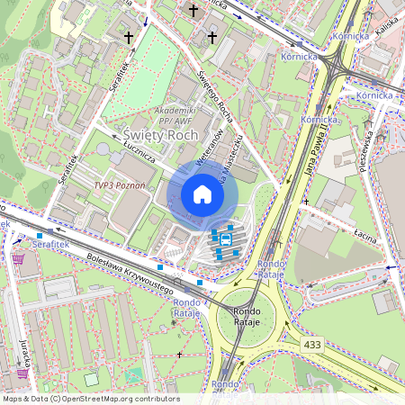 ul. Na Miasteczku 12, Św. Roch, Nowe Miasto, Poznań, wielkopolskie