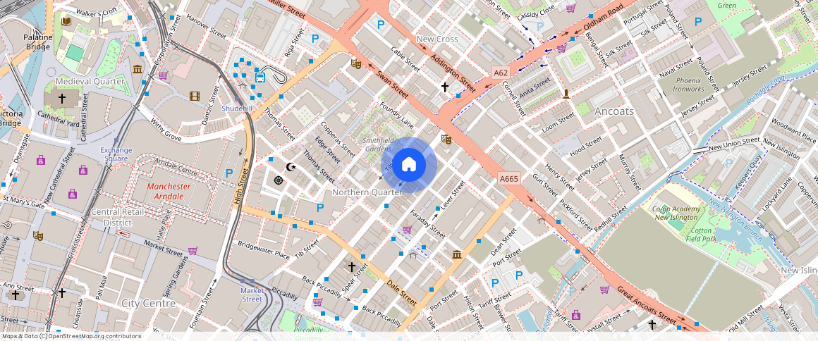 Greater Manchester, M4, Oldham Street, Manchester