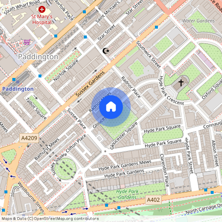 Chelwood House, Gloucester Square, W2