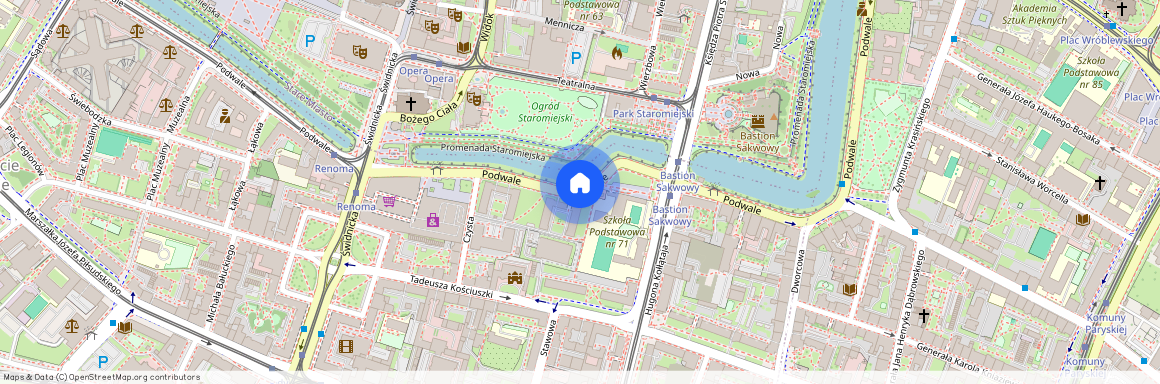 ul. Podwale, Przedmieście Oławskie, Krzyki, Wrocław, dolnośląskie