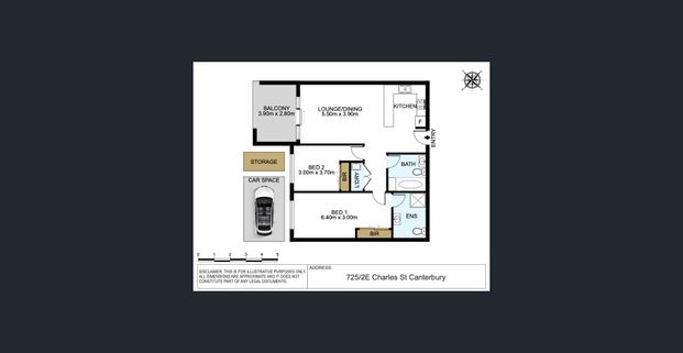 Oversized Two Bedroom Apartment! - Photo 1