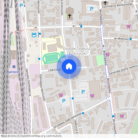 ul. Tadeusza Kościuszki, Jarocin, Jarocin, jarociński, wielkopolskie