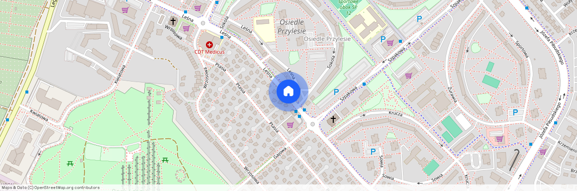 ul. Leśna, Lubin, lubiński, dolnośląskie