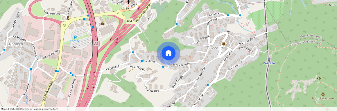 via Senago 4A, 6912 Pazzallo