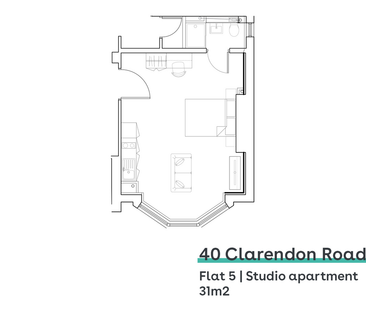 Studio to rent - Photo 5