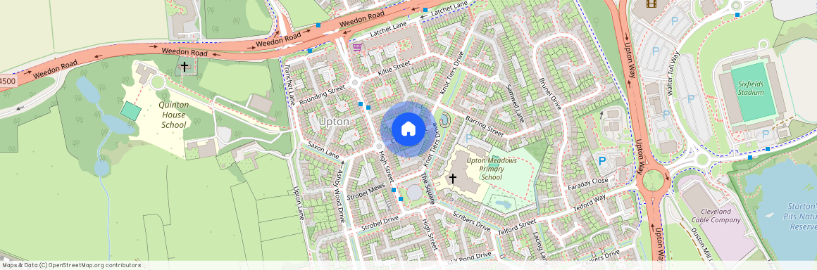 Clover Street, Upton, Northampton, Northamptonshire, NN5