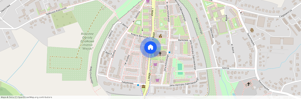 ul. 1 Maja, Pyrzyce, Pyrzyce, pyrzycki, zachodniopomorskie