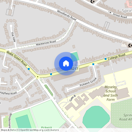 flat College Road, Moseley, Birmingham