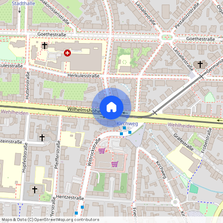 Wilhelmshöher Allee/Kirchweg, 34119 Hessen - Kassel