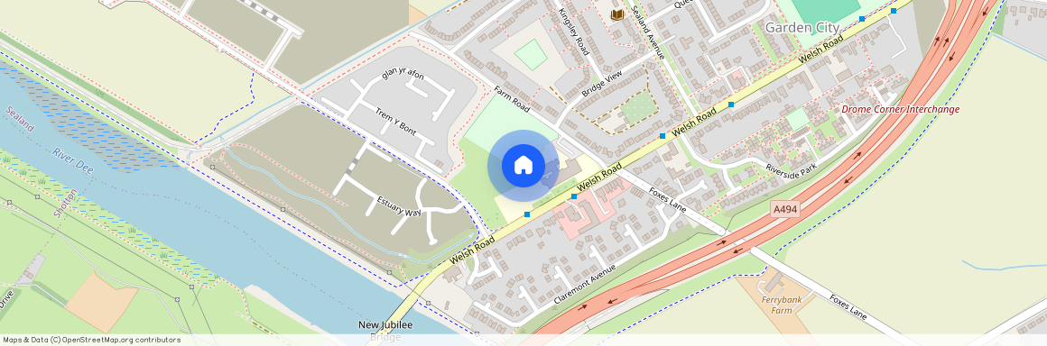 Deeside Gardens, Deeside, CH5