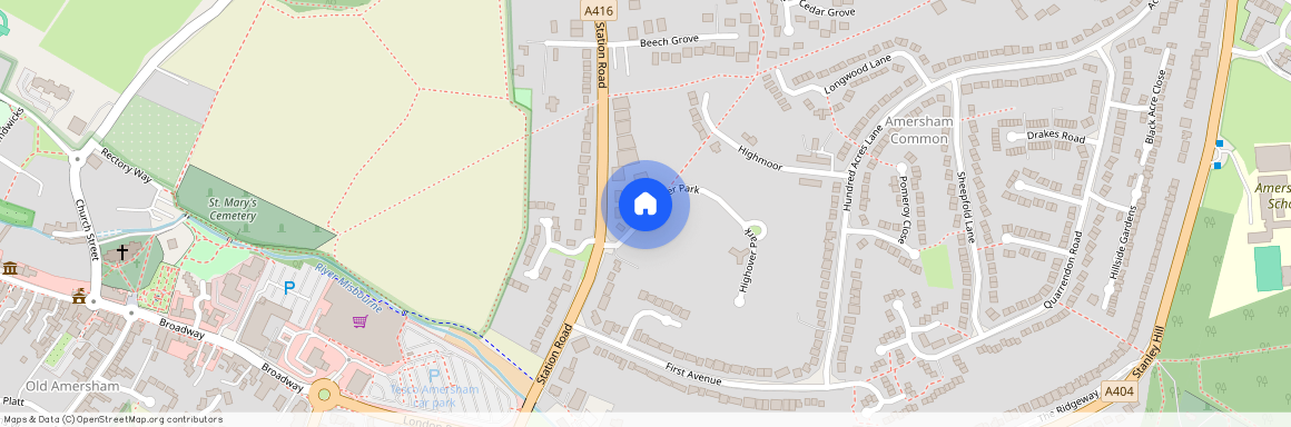 Highover Park, Amersham, Buckinghamshire, HP7