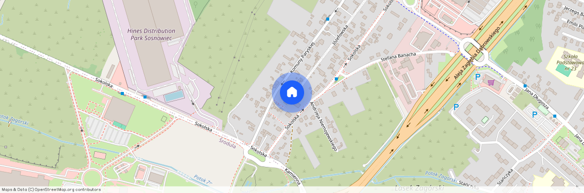 ul. Józefowska, Zagórze Północ, Sosnowiec, śląskie