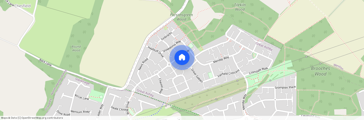 Mendip Way, Stevenage, Hertfordshire, SG1