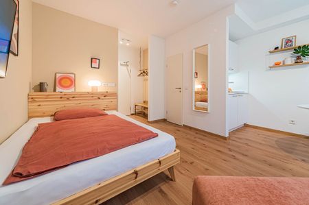 City-Residence: Gepflegtes 1-Zimmer-Apartment mit W-LAN und Reinigungsservice - Photo 5