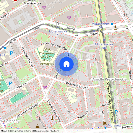 ul. Józefa Lewartowskiego, Muranów, Śródmieście, Warszawa, mazowieckie