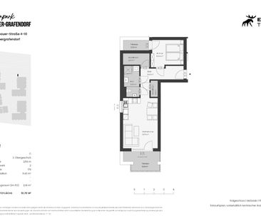 51,70qm 2ZI-S-Terrassenwohnung, Erstbezug, ökologische Bauweise - Foto 3