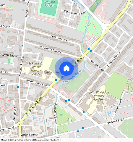 Sandon Road, Stafford, ST16