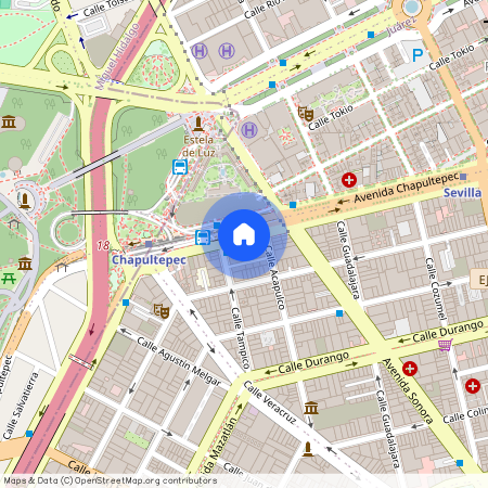 Edificio Megatravel, Avenida Chapultepec 540, Roma Norte, 06700 Mexico City, CMX, Mexico