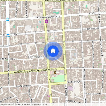 Passagem Tiago Way, 9, Guamá, Belém - PA, 66045-510, Brazil